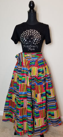 Multicolor Long Skirt