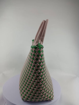 Pink and Green Tote Bag