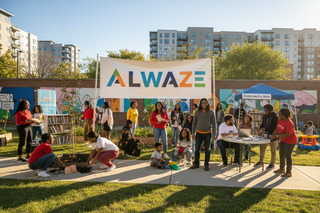 alwaze (put in image) getting involved with black community