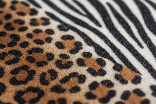 close up of animal prints