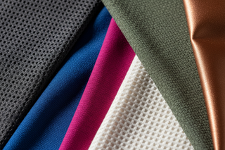 close up of mens and womens athletic fabric