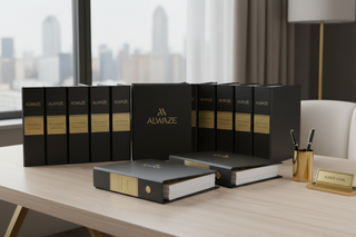 image of alwaze pages, binders of policies on a desk