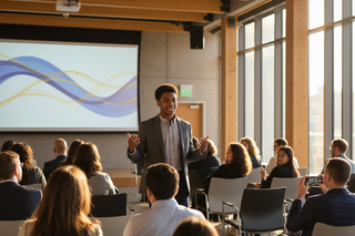 light skin black youth leader speaking