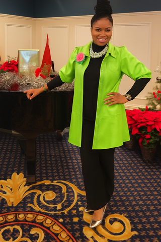 Vegan Leather Baby Doll Piece