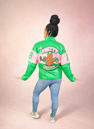 Skee Wee Vegan Leather Racer Jacket