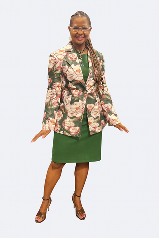 Floral Blazer