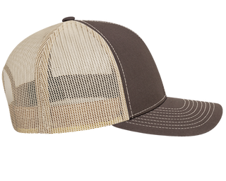 104S Contrast Stitch Snapback Trucker