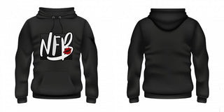 Black Hooded Sweatshirt....     Customize Lettering with our DESIGN STUDIO....     Press CUSTOMIZE IT!!