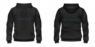 GILDAN Black Hooded Sweatshirt....     Customize Lettering with our DESIGN STUDIO....     Press CUSTOMIZE IT!!