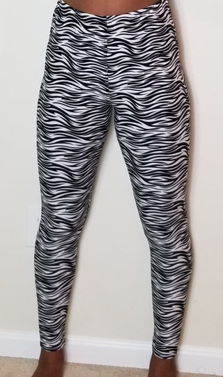 Zebra Print Leggings