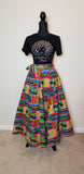 Multicolor Long Skirt