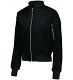 HOLLOWAY LADIES FLIGHT BOMBER JACKET....     Customize Lettering with our DESIGN STUDIO....     Press CUSTOMIZE IT!!