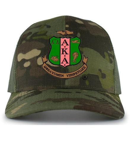 AKA Shield Camo Hat