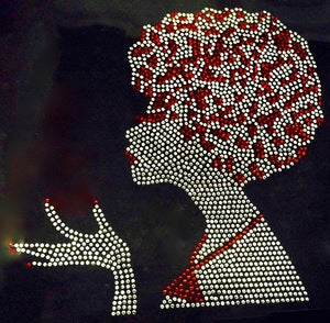 Red & White Classy Lady