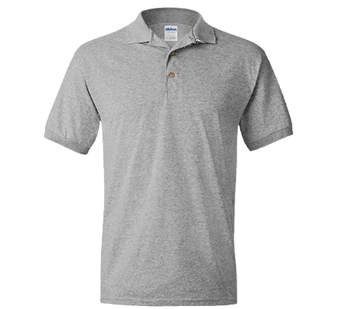Customizable Gildan Jersey Polo Shirt