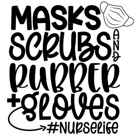 Mask and Scrubs Nurse