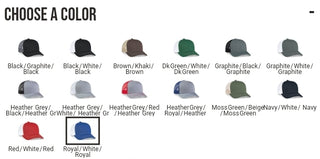 104S Contrast Stitch Snapback Trucker