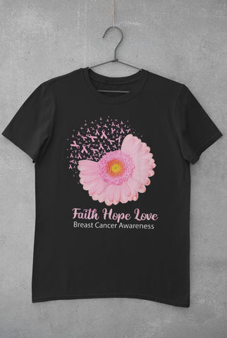 Breast Cancer Awareness Faith Hope & Love