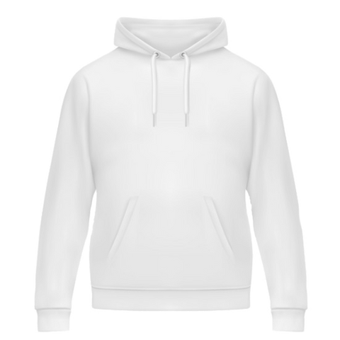 GILDAN White Hooded Sweatshirt....     Customize Lettering with our DESIGN STUDIO....     Press CUSTOMIZE IT!!