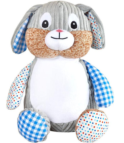 Cubbies Harlequin Collection Bunny Rabbit - Blue
