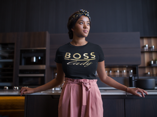 Boss Lady- Metallic Gold
