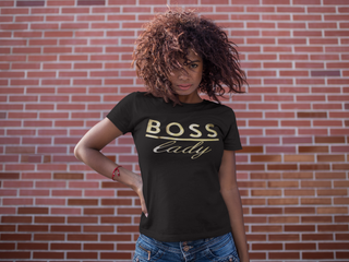 Boss Lady- Metallic Gold