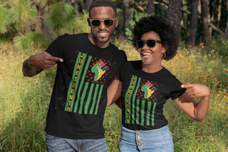 Juneteenth Green Flag T Shirt